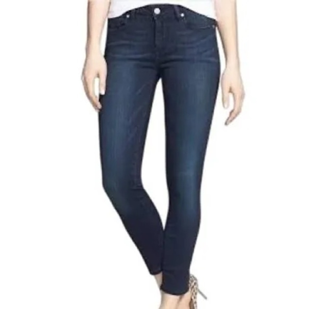Paige Jeans Verdugo Ankle Low Rise Skinny Kaiya Dark Wash Size 27